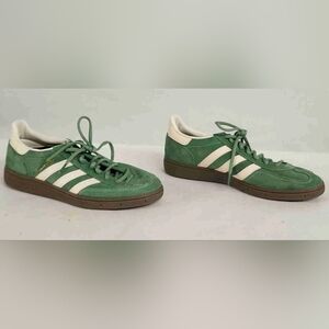 Green and White Sneakers